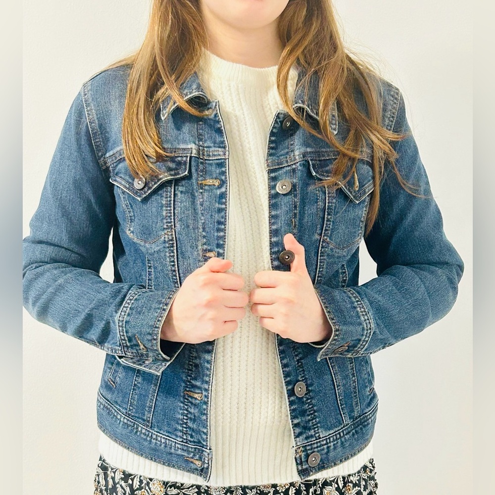 Style & Co. Blue Denim Jean Jacket